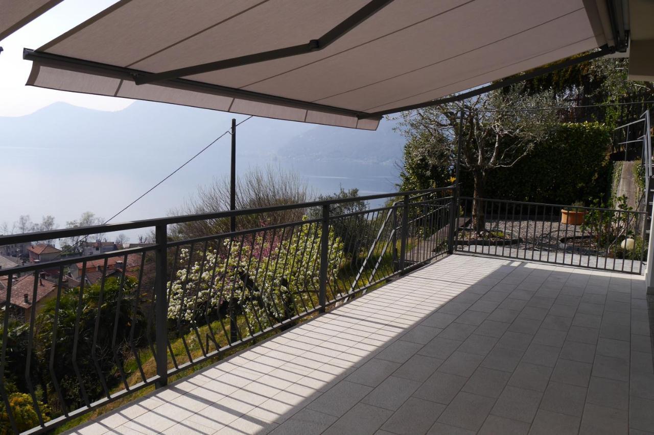 Casa Colmegna Mit Traumhaften See- Und Bergblick Луино Екстериор снимка