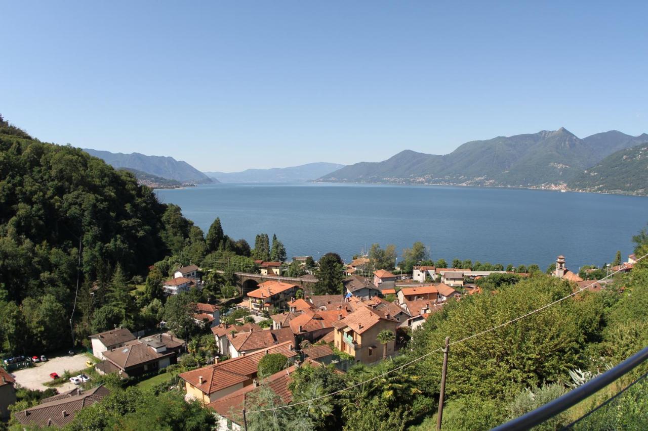 Casa Colmegna Mit Traumhaften See- Und Bergblick Луино Екстериор снимка